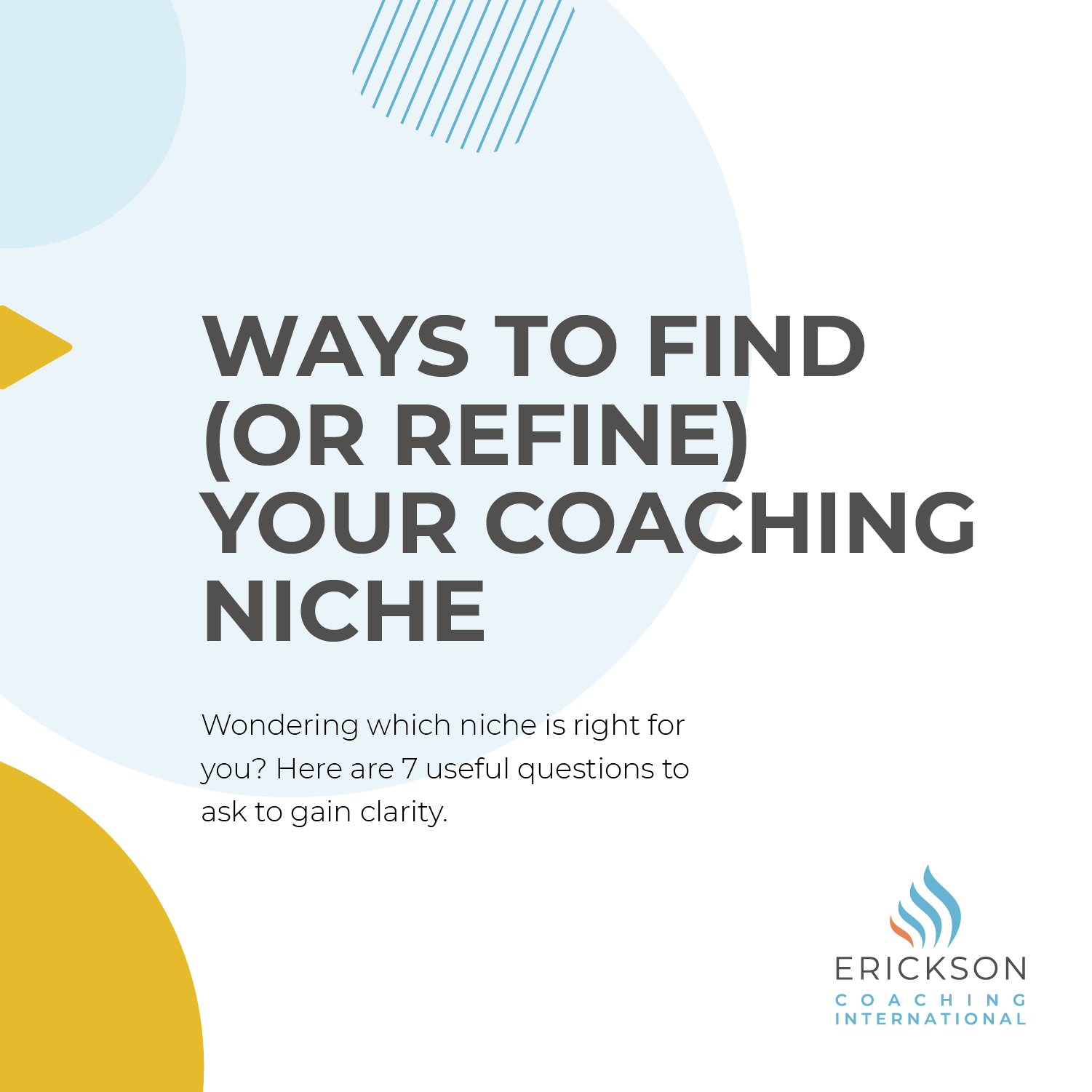 Ways To Find Or Refine Your Coaching Niche Downloadable Ways To Find Or Refine Your Coaching Niche Downloadable